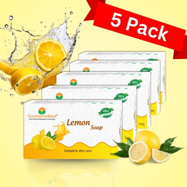 lemon soap - Saampradaya Herbals